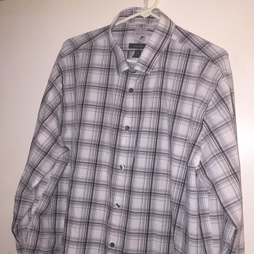 JFj.Ferrar Mens Slim Fit Long Sleeves Button Down - Picture 7 of 11